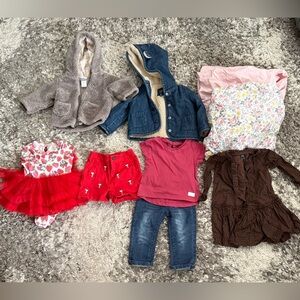 Assorted Brand Name Baby Clothes 9, 12, 12-18 months